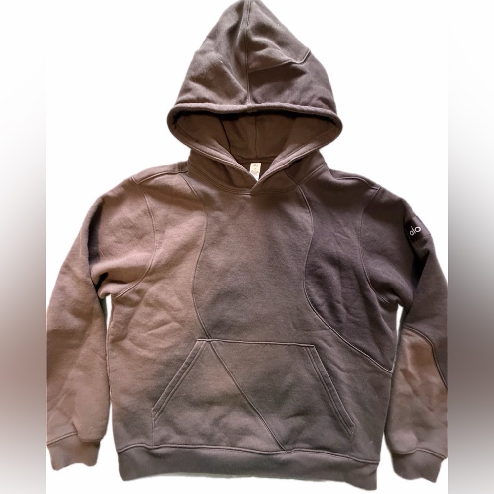 Alo yoga Make Waves Hoodie espresso tonal medium - Picture 10 of 13